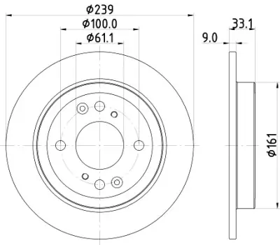 Certificado Disco de freno HELLA 8DD 355 132-061
